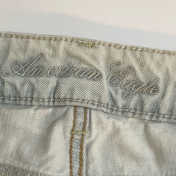American eagle jean shorts distressed ripped SZ 2 - Picture 4 of 13